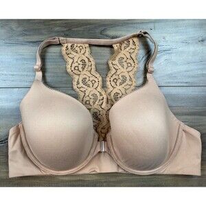 Victoria Secret Bra 38B Underwire Body By Victoria Racerback Perfect Coverage